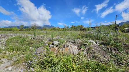 Vacant mountain land with panoramic Volcán Baru views and cloudy sky in Panama
