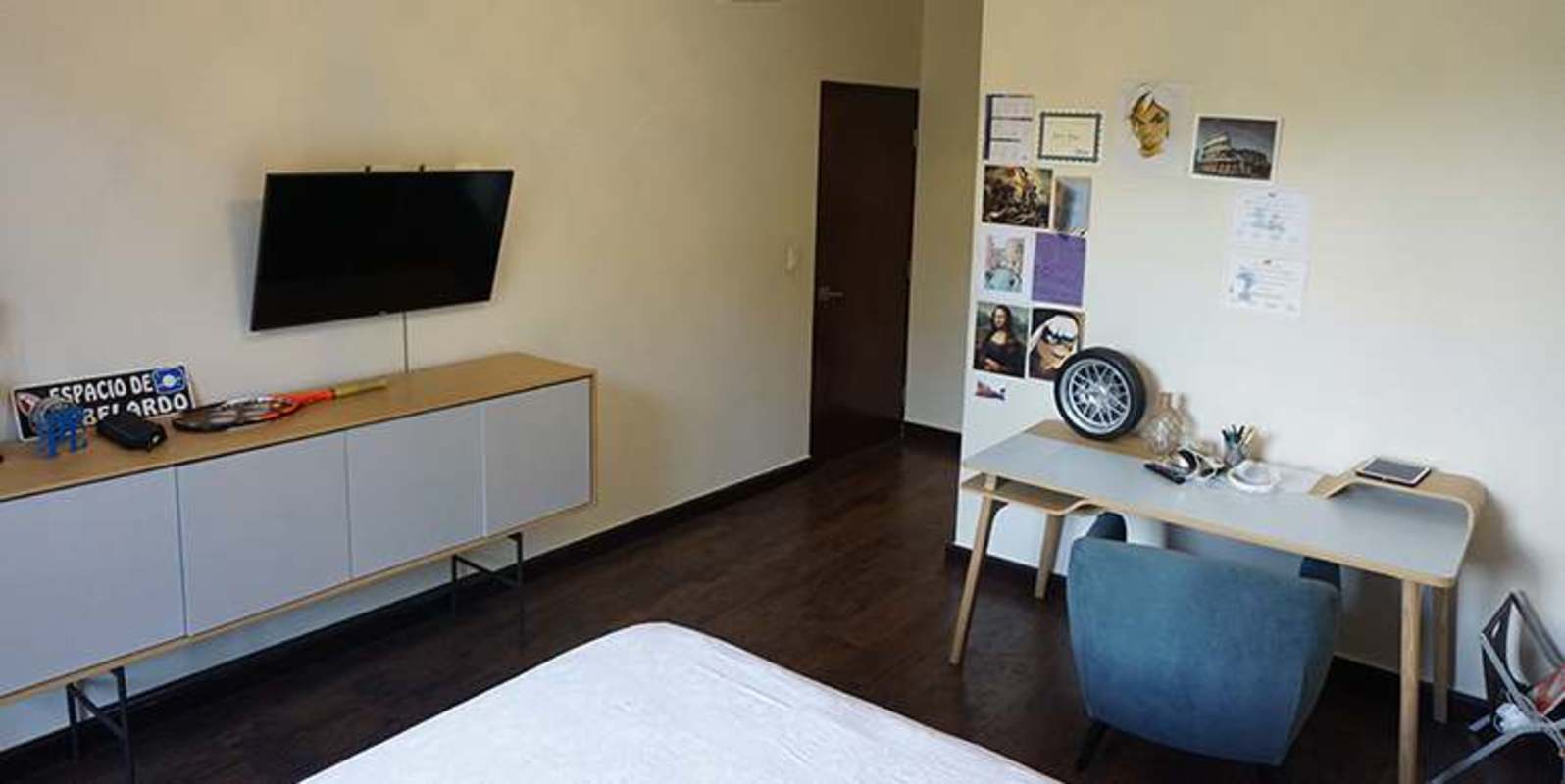 Covered terrace overlooking private lush garden in Embassy Club Clayton