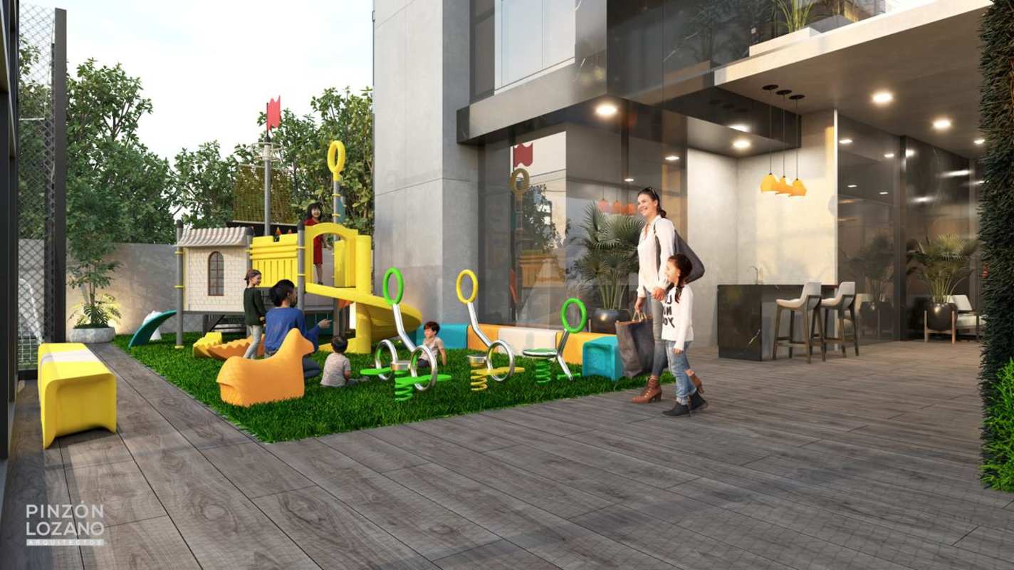 Paddle tennis court, mini-soccer, and children's playground PH Altamira San Francisco Panama