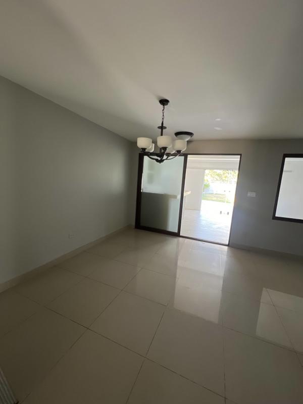 Two-story detached house with covered terrace, backyard garden, Mediterranean style roof in Green Village Panama