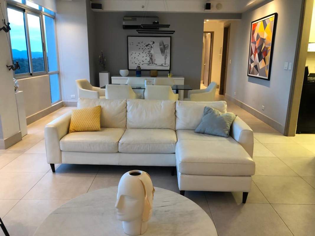 Spacious master bedroom with city view and walk-in closet in PH Pacific Hills Dos Mares Panama City