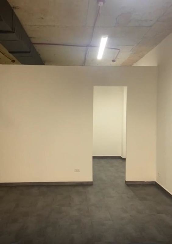 Open unfinished office interior with concrete ceiling PH BICSA Tower Panama