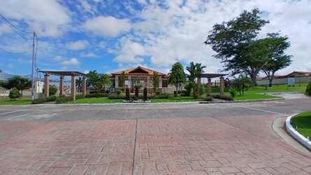 Mediterranean style home with landscaped garden and pergola in Gran Reserva de Montelimar Panama