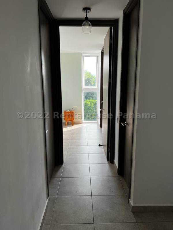 Modern bathroom with glass shower, vanity and tile PH Brisas del Golf Panama