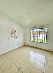 Modern bathroom with tiled walk-in shower pedestal sink Costa Verde Panama