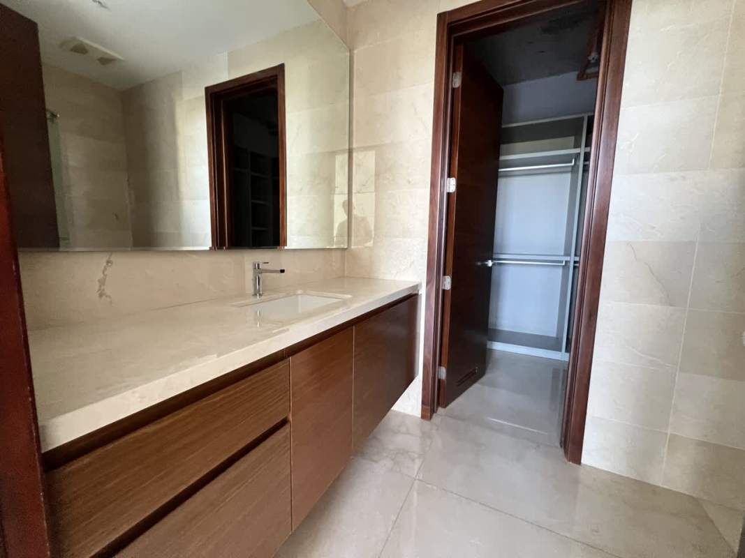 Modern open plan living room with floor-to-ceiling windows PH Azalea Santa María Panama