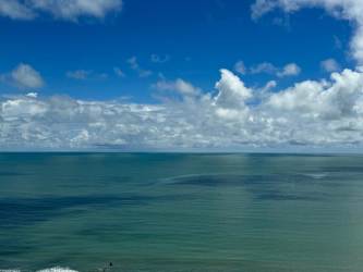 Furnished master bedroom with ocean view and ensuite Coronado Country Club Towers Panama