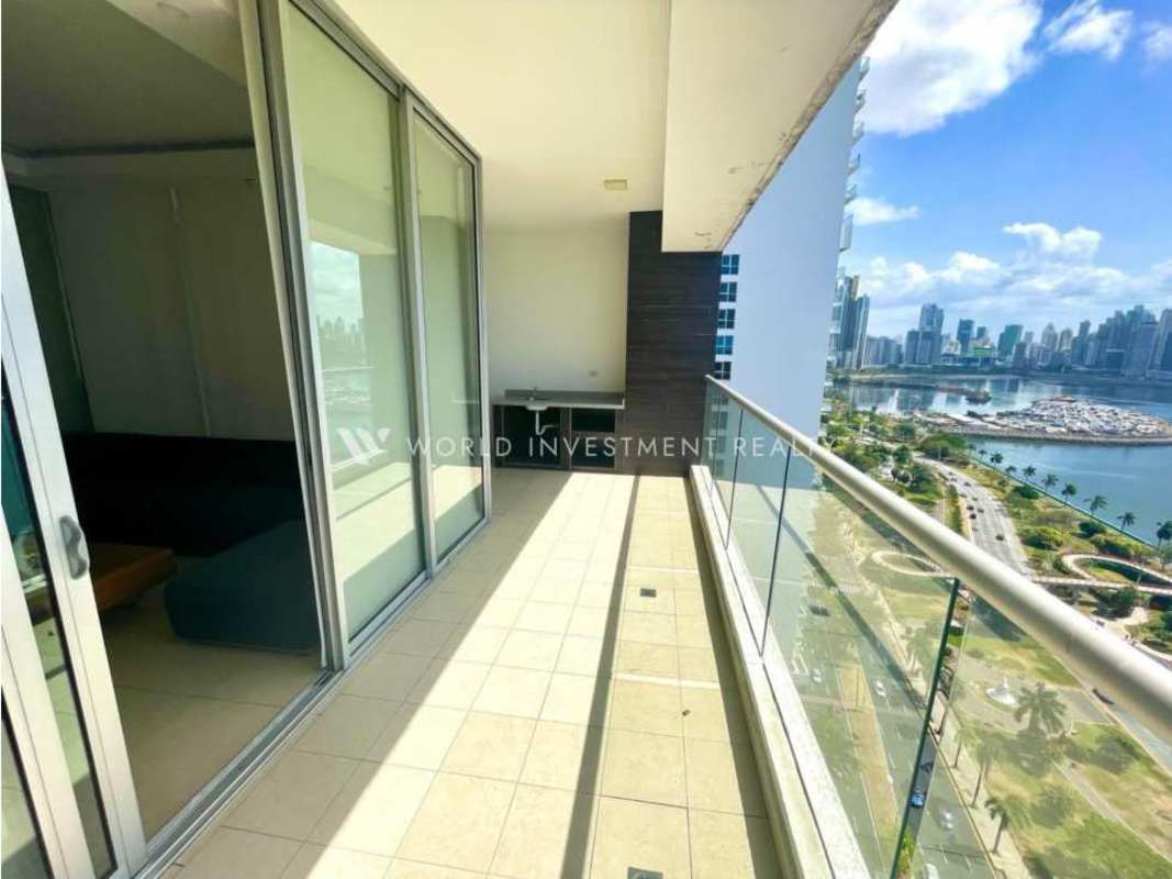 Modern kitchen with granite counters stainless appliances luxury condo Panama