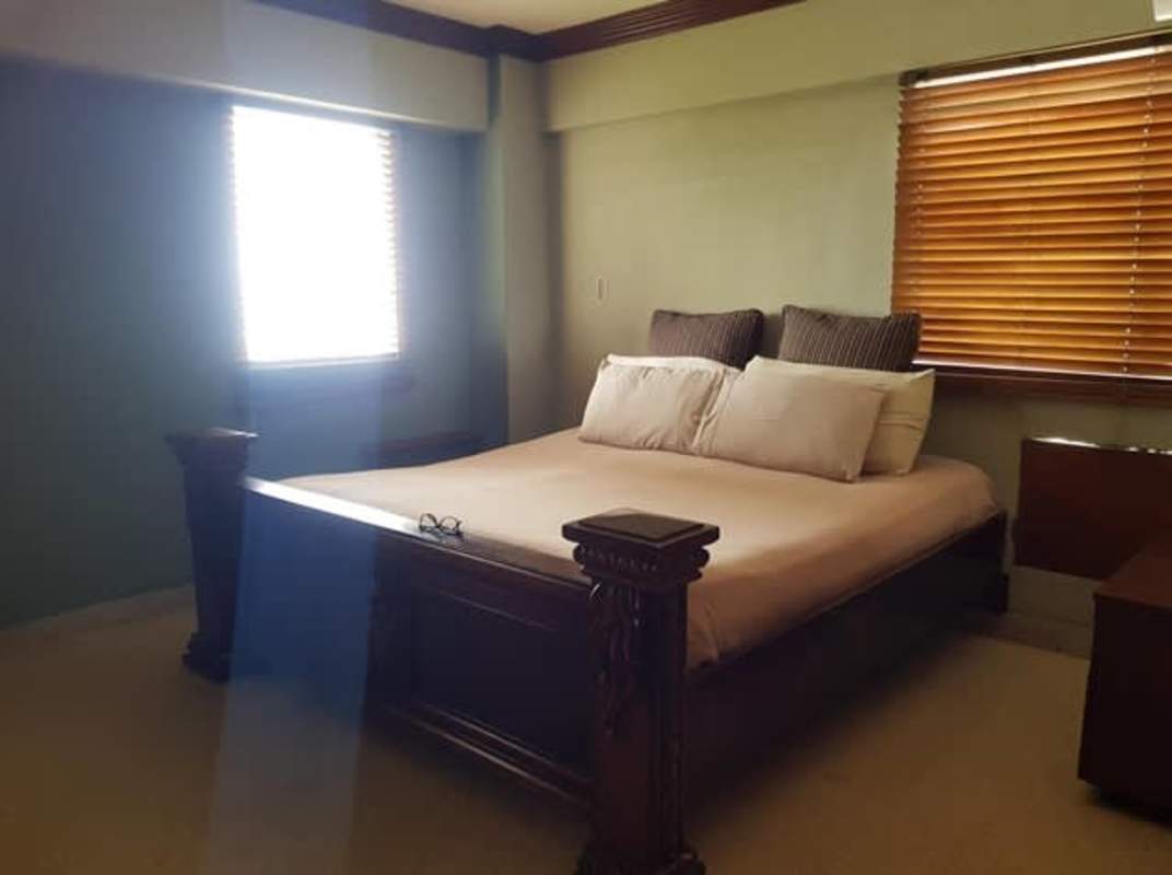 City balcony with potted plants ocean view PH Anayansi Panama City