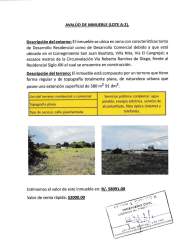 Large empty lot corner roadside in Chitré Panama ideal for commercial or residential project