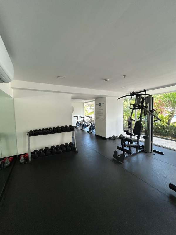 Outdoor playground with slides swings turf PH Brisas del Golf San Miguelito Panama