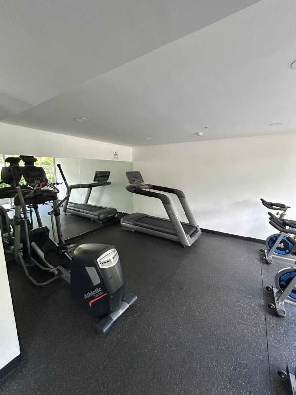 Modern gym with cardio and strength equipment PH Brisas del Golf Panama City