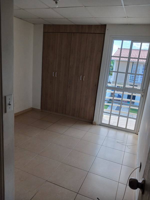 Master bedroom wardrobe window tile floors townhouse Pacora Panama