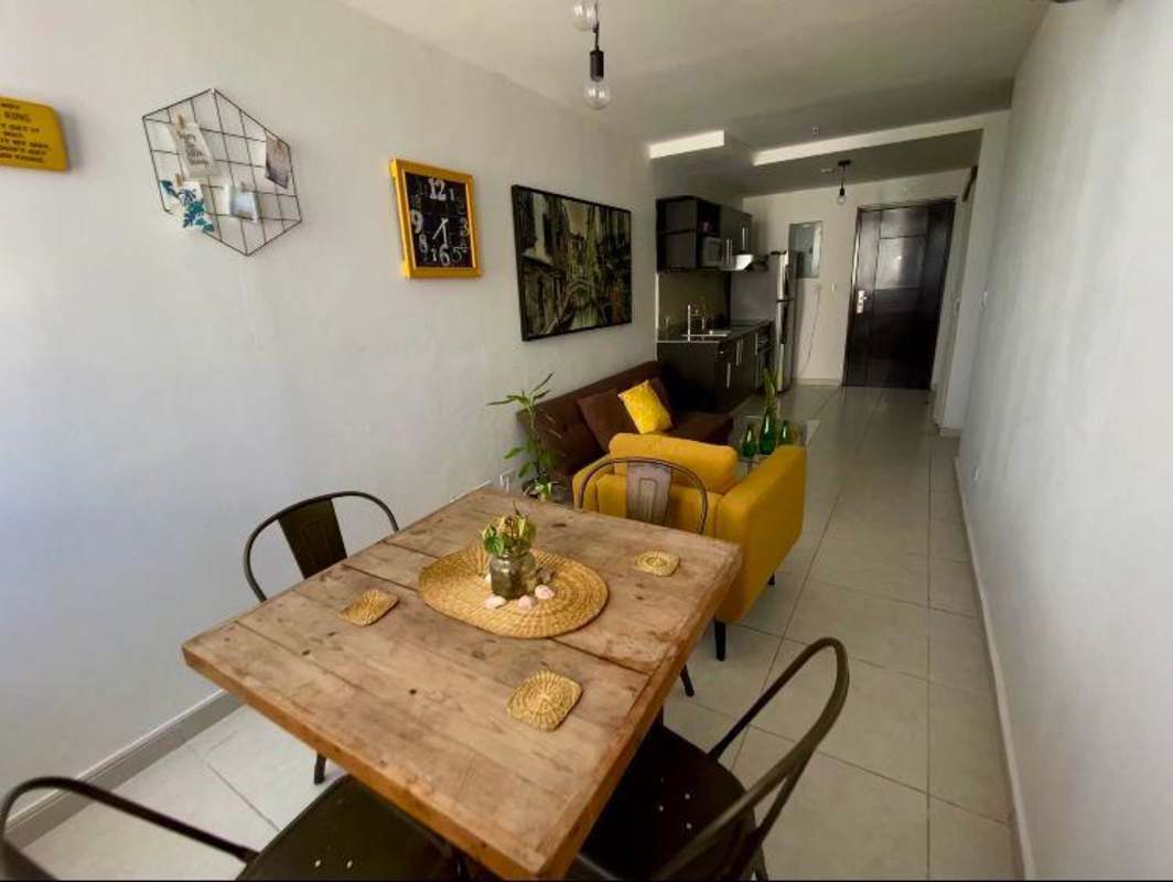 Bedroom with large wardrobe, modern decor, ocean views PH BICSA Balboa Panama