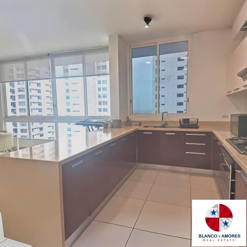 Modern bedroom with floor-to-ceiling windows PH Midtown Costa del Este Panama