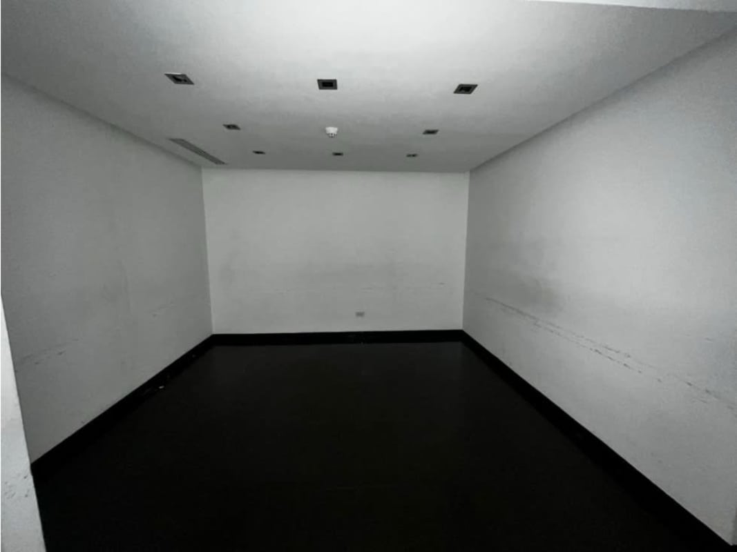 Bright open commercial office space with tile floors and white walls in Obarrio Business Center Panama