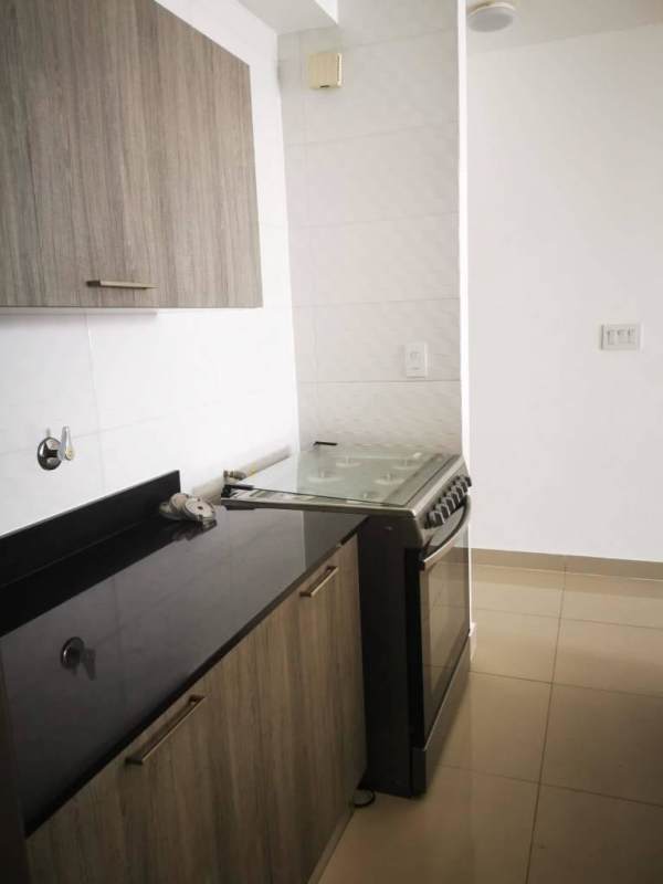 Balcony with panoramic city skyline view from PH Canvas Towers Parque Lefevre Panama City