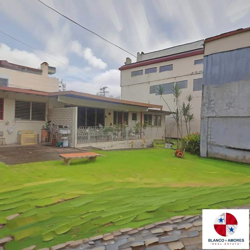 Front facade with gate of mixed-use development site in San Francisco Panama City