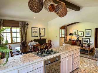 Open rolling pastures overlooking mountain landscape natural farm estate Tierras Altas