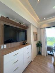 Fully equipped modern kitchen with dishwasher and dining island at Punta Caelo San Carlos Panama