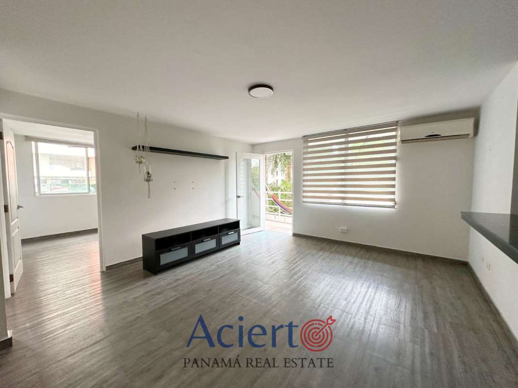 Remodeled bathroom with glass-enclosed shower and modern sink in PH San Francisco City Panama