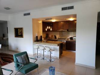 Fully equipped modern kitchen with granite counters and appliances in Eagle Landing Cocolí Panama