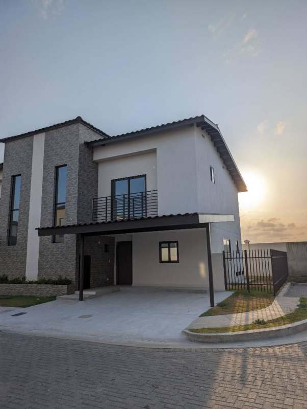 Spacious living and dining area with terrace doors in Costa Linda Costa Sur Panama