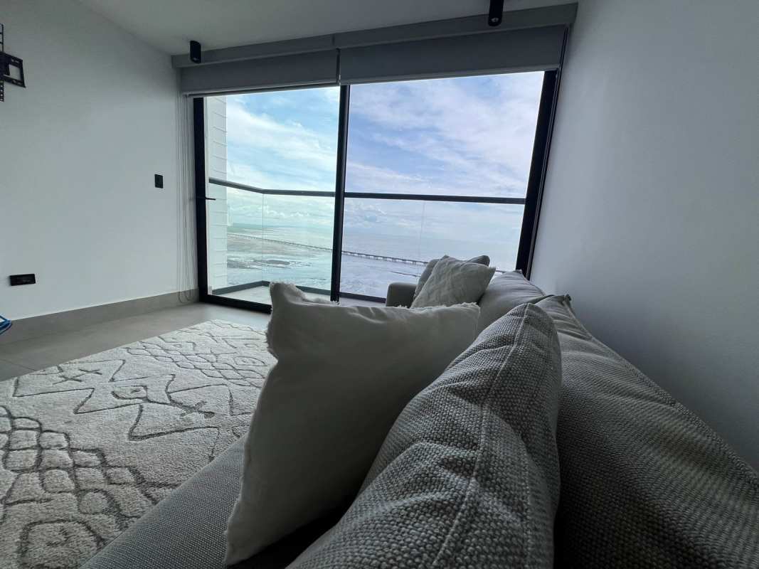 Open plan living dining with balcony view PH Victory Spot apartment Panama