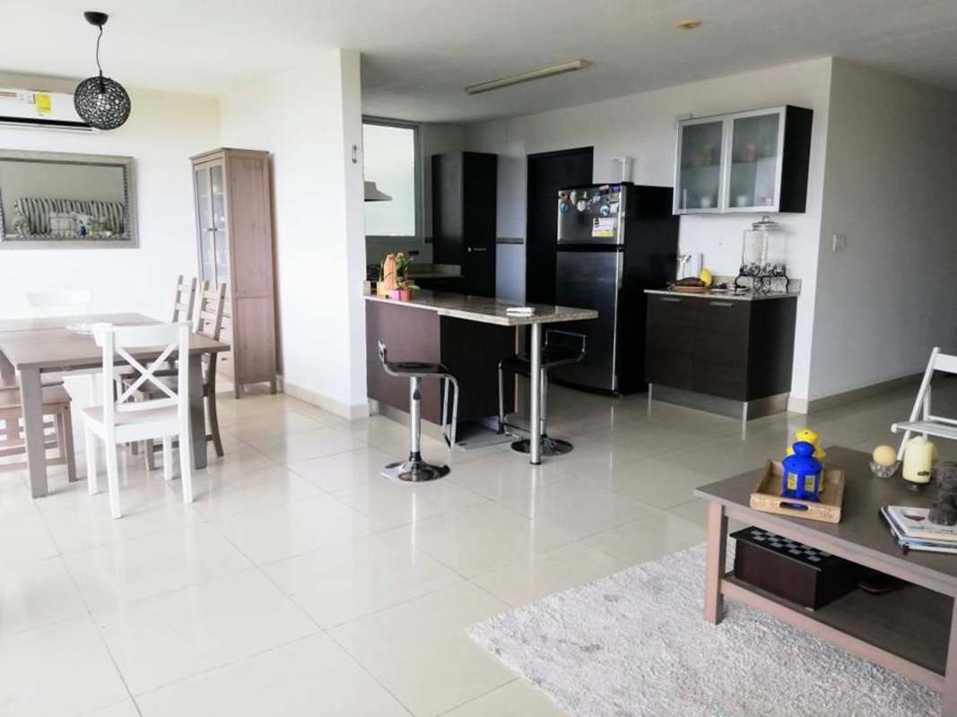Small family room or den near kitchen, porcelain tile, PH Pine Hills Albrook Panama
