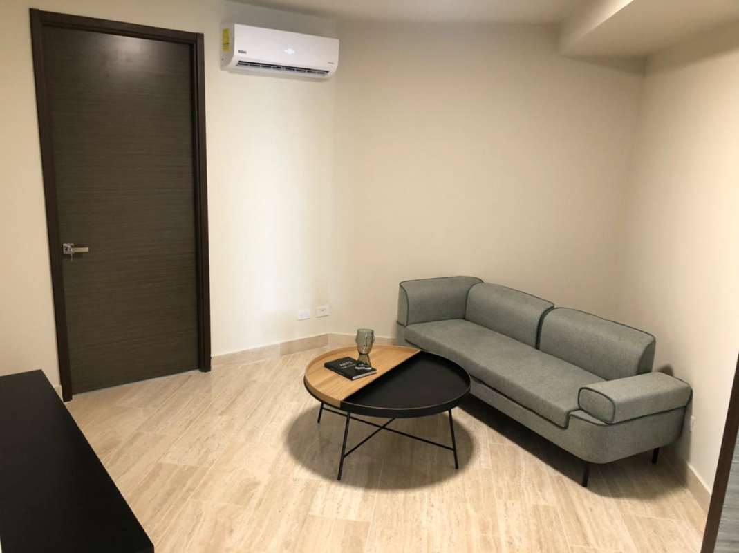 Modern bathroom with glass shower in PH The Regent Costa del Este Panama