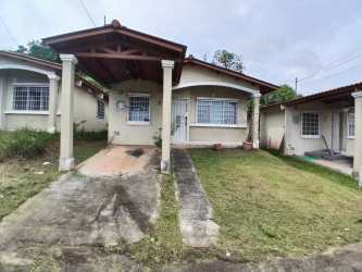 Living and dining area with tile flooring inside Lago Emperador house Nuevo Emperador Panama