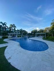 Spacious living room beachfront condo Bijao Beach Resort Coclé Panama balcony ocean view