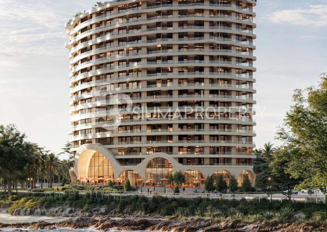 Modern open plan living room with oceanview windows at PH Ocean Reef Residences Amador, Panama