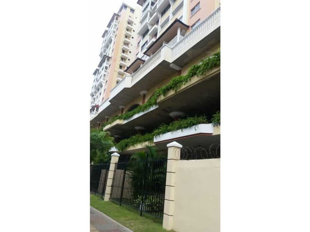 Outdoor swimming pool with tiled deck at PH Bella Vista Gardens La Cresta Panama City