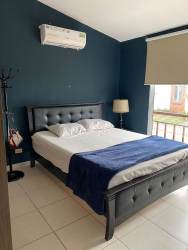 Rear covered terrace suitable for family gatherings in duplex house Arraiján