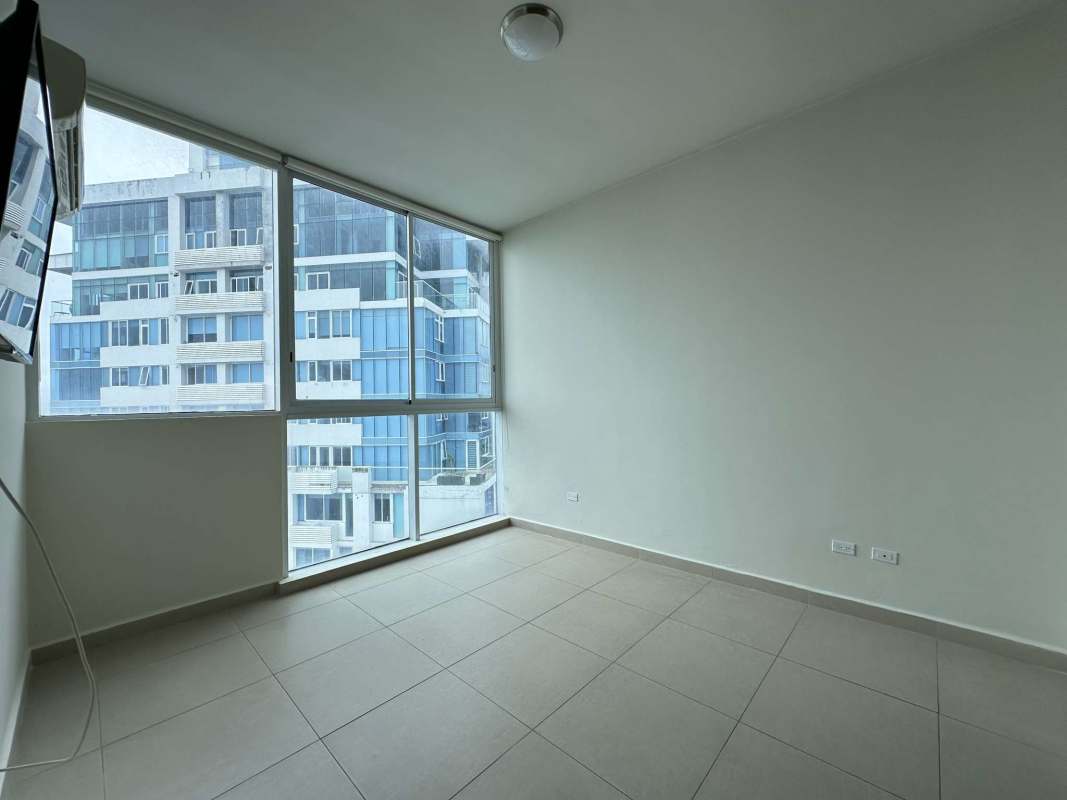 Large balcony with panoramic views of ocean and skyline PH Country Club Costa del Este Panama