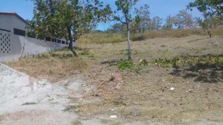 Titled land plot with sparse vegetation in Rio Mar residential community San Carlos Panama