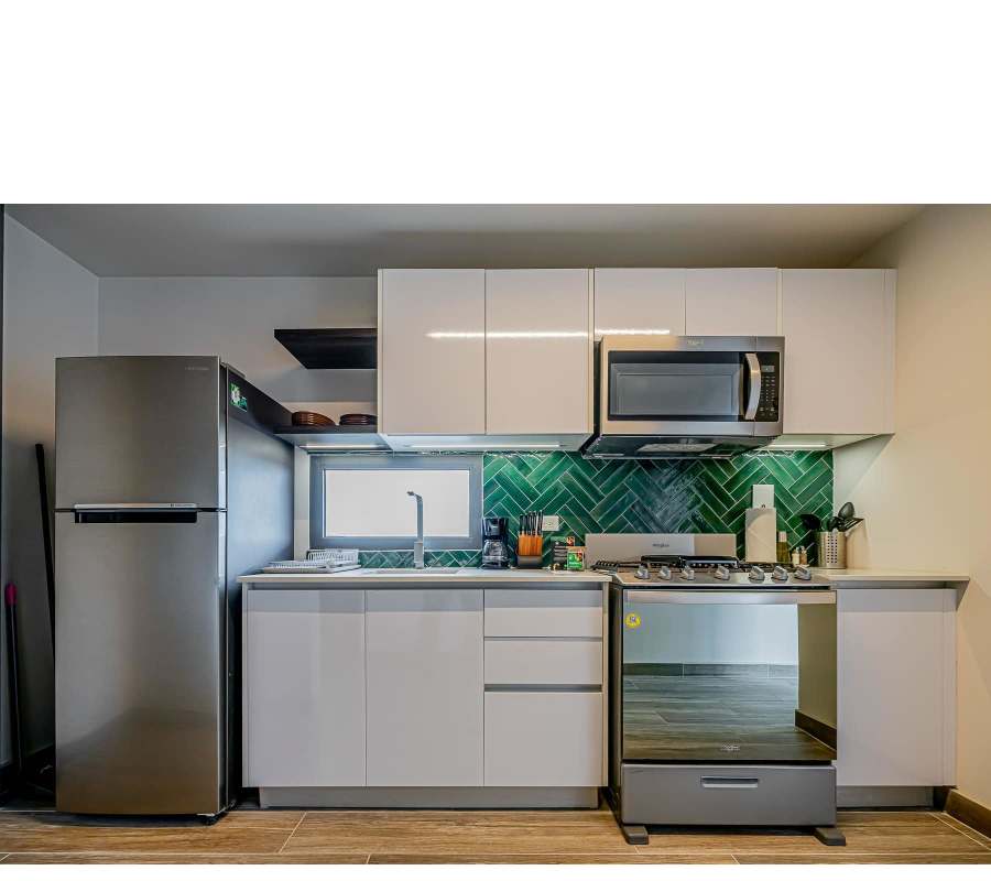 Dining area with high ceilings and panoramic windows in PH Casco View Casco Viejo