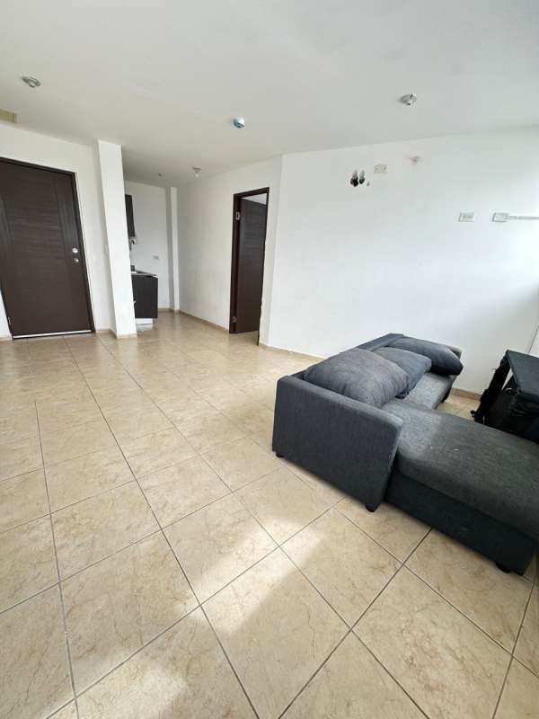 Lobby area with world map mural and seating in PH Bay View Panama