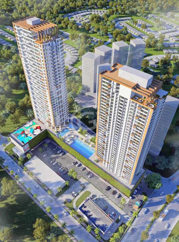 Bedroom with large window and closet new apartment Greenwood Towers Panama City