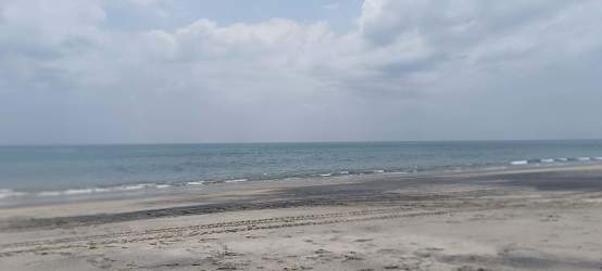 Simple kitchen with appliances in furnished rental house Santa Monica Coclé Panama