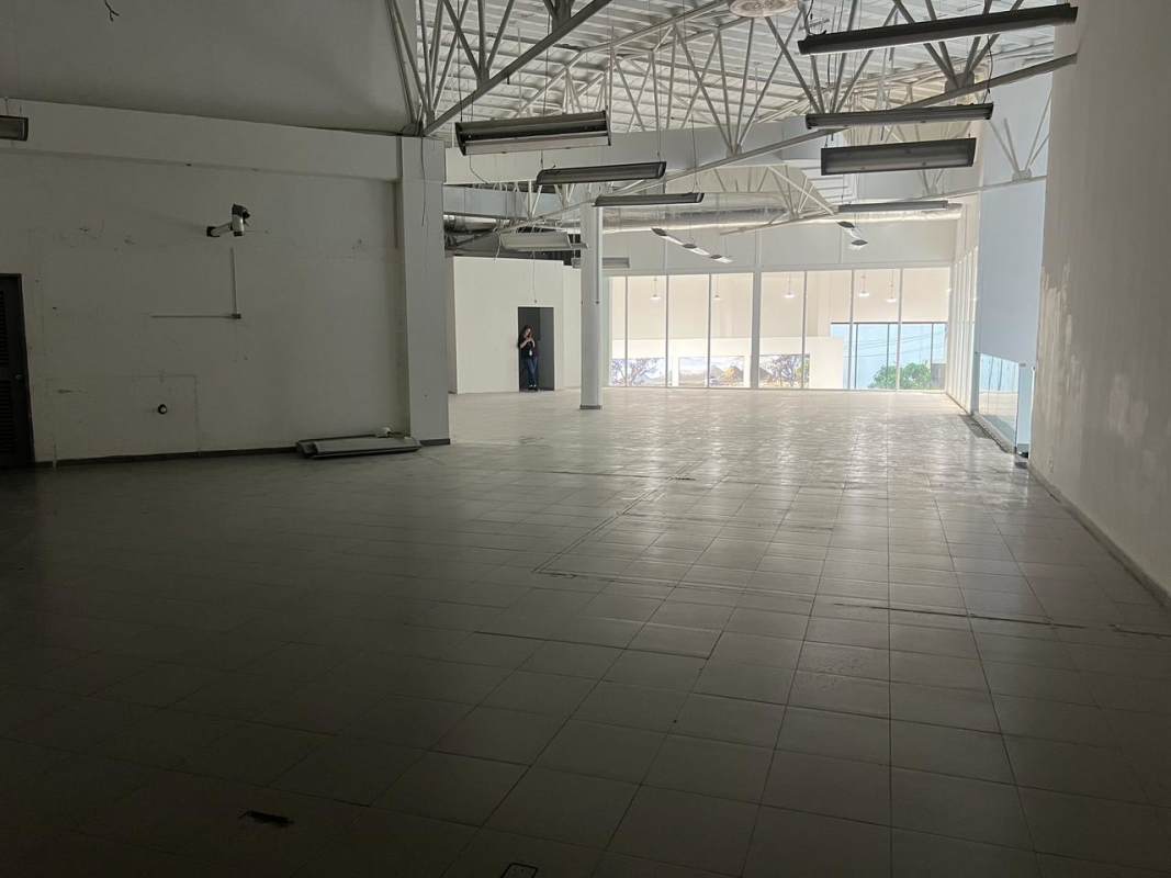 Spacious commercial interior with tiled floor and large windows Calle 50 Obarrio Panama