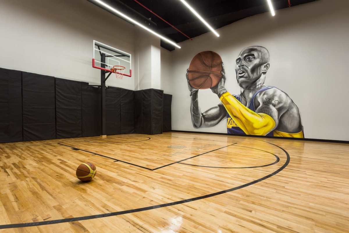 Indoor basketball court private residential PH Pacific Point Panama City