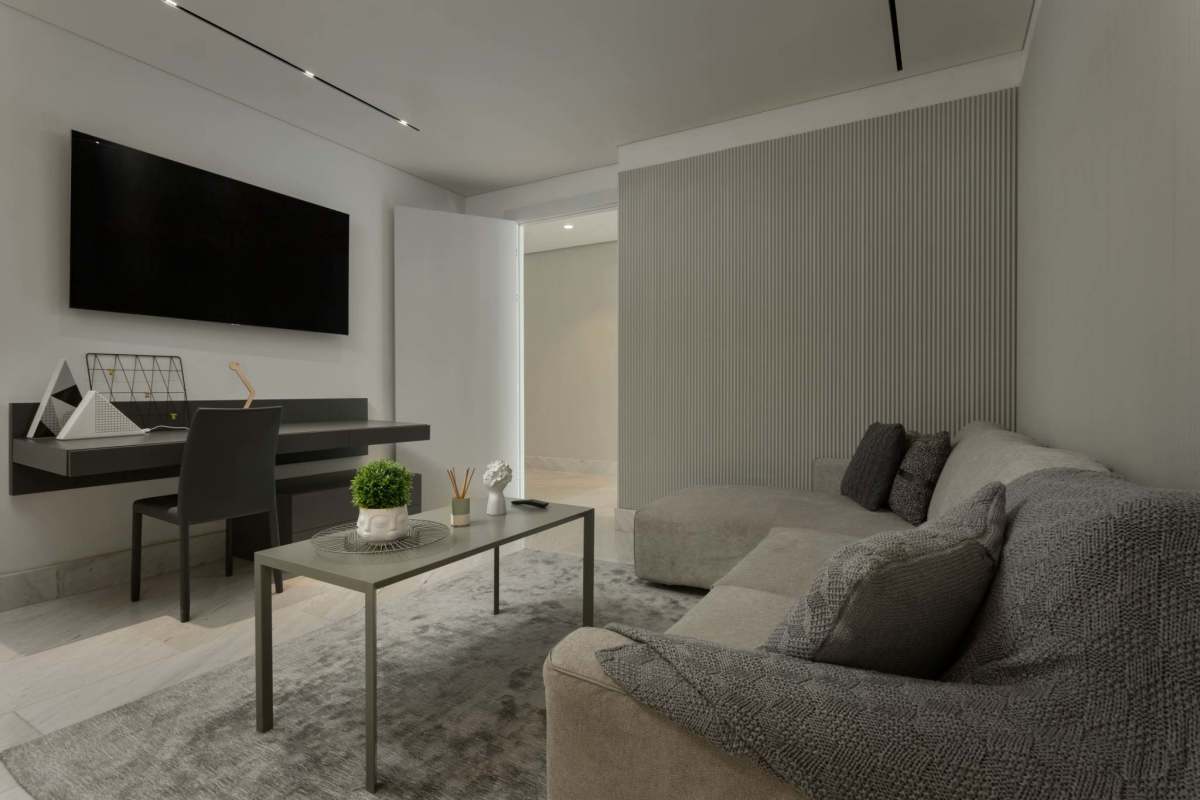 Open plan living dining panoramic ocean views PH Pacific Point Paitilla Panama