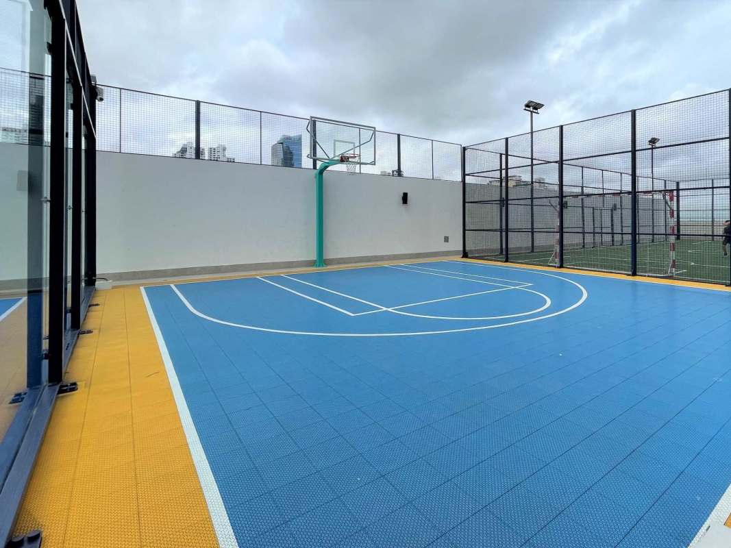 Infinity swimming pool facing ocean view at Ten Tower Costa del Este Panama luxury condominium