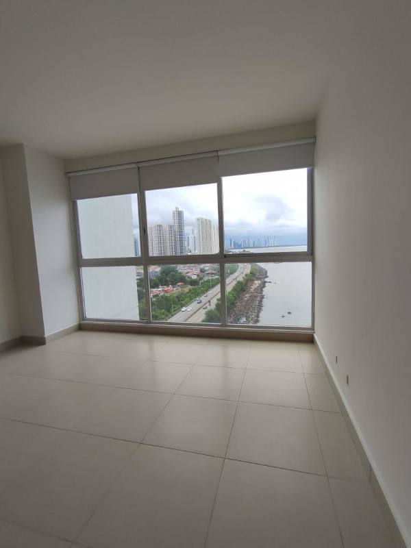 Bathroom with glass shower modern fixtures PH Ocean Air Panama City