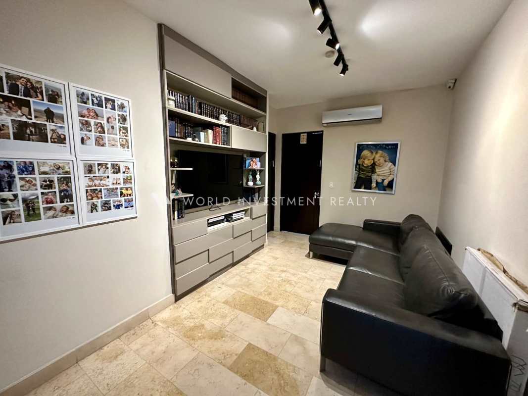 Stylish granite kitchen with stainless appliances overlooking ocean in PH Pacific Village Panama City