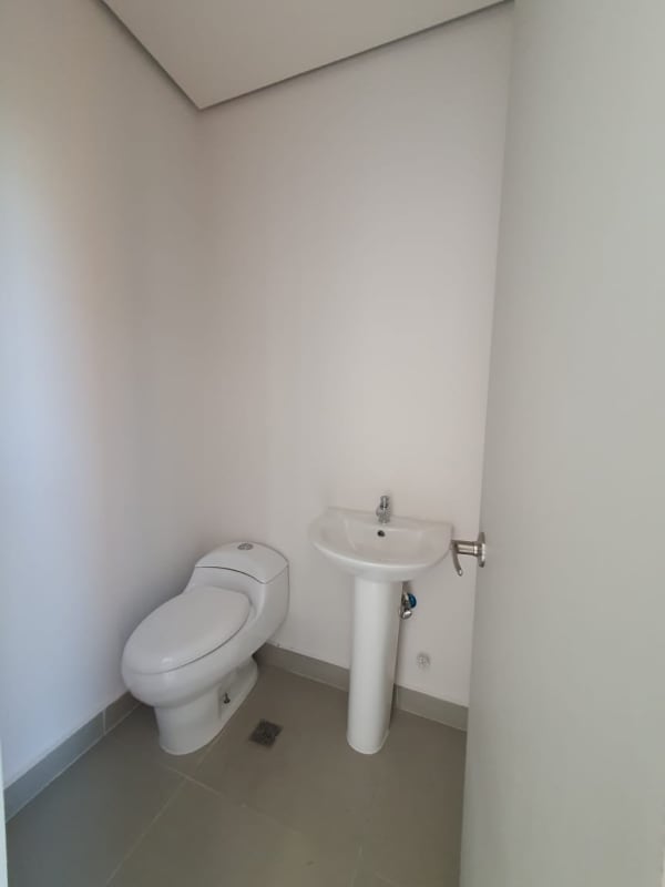 Communal kitchenette and dining space inside Town Center offices Costa del Este Panama