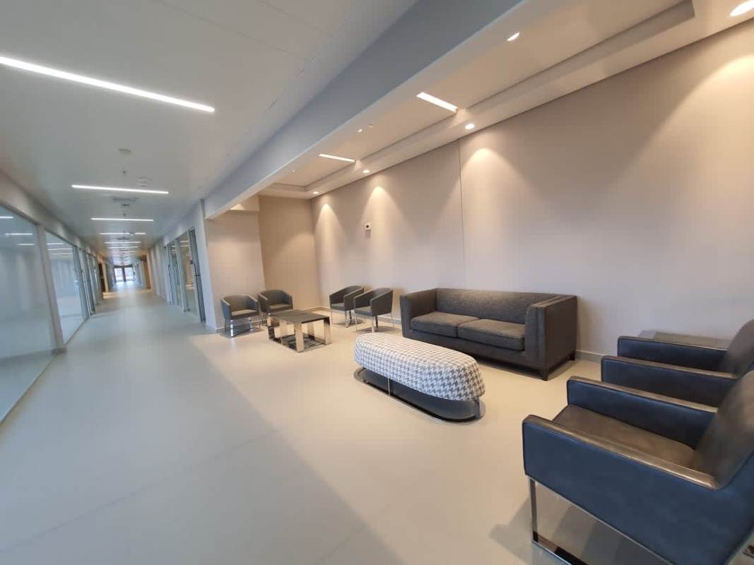 Half bathroom with modern fixtures in Town Center Costa del Este commercial unit Panama