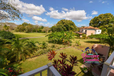 Lush tropical garden and lawn at Costa Blanca Villas Royal Decameron Panama